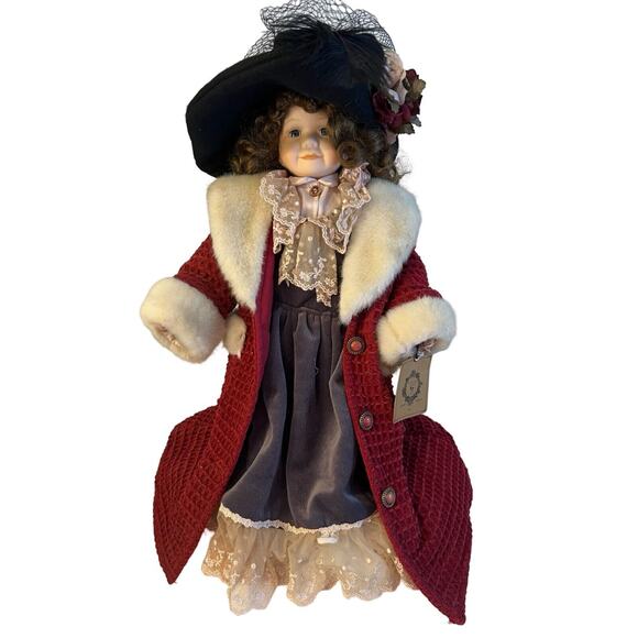 Boyd's Collection Amy 1999 Porcelin Doll Limited Edition 11039 of 18000 Vintage - Picture 1 of 16